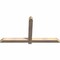 Ekena Millwork Eugene Smooth Timber Gable Bracket, Douglas Fir, 60"W x 32"H x 3 1/2"D x 3 1/2"F, 13/12 Pitch GBW060X32X0404EUG00SDF - alternate 3